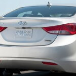 rear-view detail of 2013 Elantra