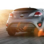 2013 Veloster Turbo rear view