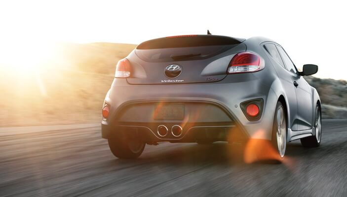 2013 Veloster Turbo rear view