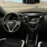 the interior design of Veloster Turbo