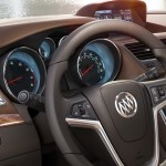 Buick Encore 2013 steering wheel detail