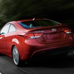 2013 Elantra Coupe rear view