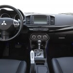 The dashboard of the 2013 Lancer
