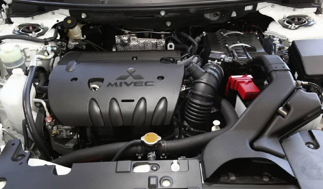 The 2.0-liter engine of 2013 Lancer