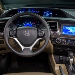 Honda Civic sedan 2013 interior detail