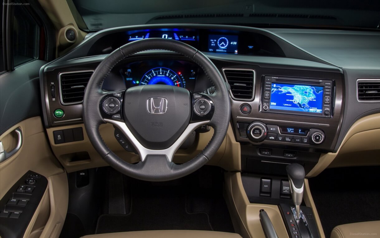 Honda Civic sedan 2013 interior detail