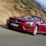 2013 Mercedes SL on road