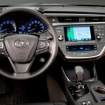 The interior design of 2013 Avalon