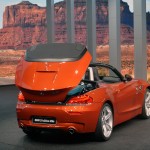 The retractable hardtop of 2014 BMW Z4