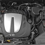 The V6 engine of 2013 Kia Sorento