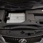 The V6 engine of 2013 Lexus RX350