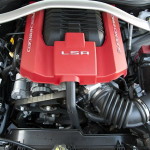 The powerful engine of 2013 Camaro ZL1
