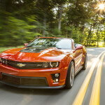 Camaro ZL1 on road