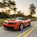 2013 Chevy Camaro ZL1 in motion