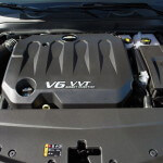 The V6 engine of 2014 Chevy Impala