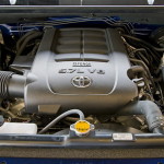 The V8 engine of 2014 Toyota Tundra