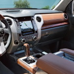 The new interior of Toyota Tundra