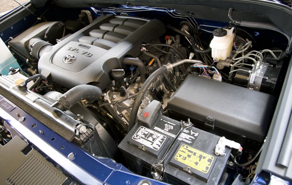 Toyota Tundra's V8 engine