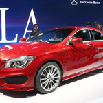 The new 2014 CLA four-door coupe from Mercedes-Benz