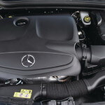 The engine of the 2014 CLA250