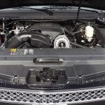 The V8 engine of the Chevrolet Tahoe
