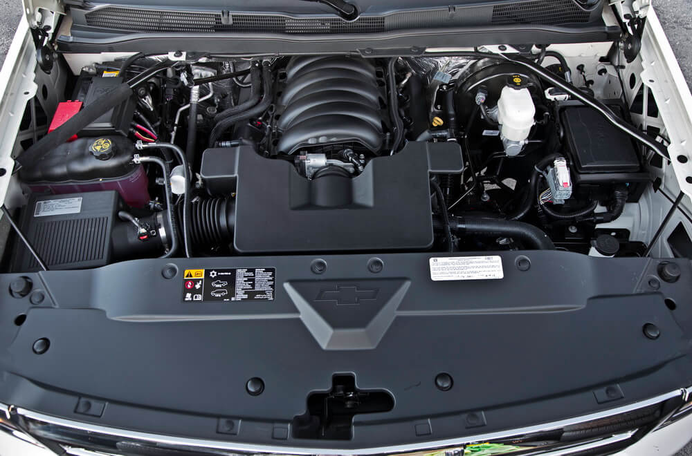The new V6 engine of the new 2014 Silverado 1500