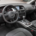 The interior of the Audi A5